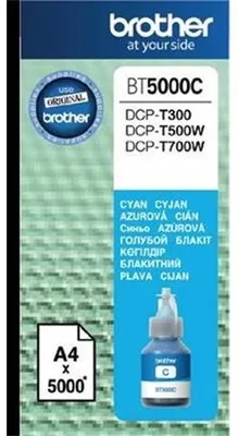 BT5000C Náplň DCP T-300, 500W, 700W, BROTHER modrá, 5K
