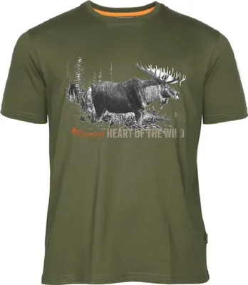 Produktbild von Pinewood 5466 Elch T-Shirt Green (100) L