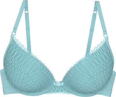 Produktbild von Triumph Damen Push-up-BH Aura Spotlight - SILVER BLUE - Größe 70 D
