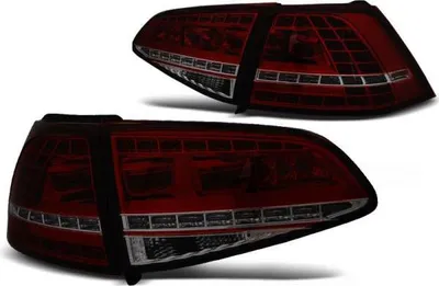 Produktbild von LED Rückleuchten für VW Golf 7 (VII) Limo Bj.12-17 Rot/Smoke dynamischer Blinker