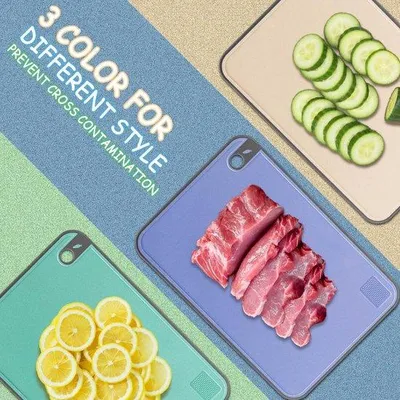 Produktbild von Famanu Schneidebrettset - 3-teilig, verschiedene Farben