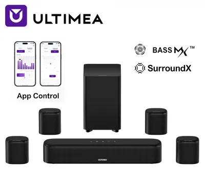Produktbild von Soundbar für Heimkino – 330 W – 7.1-Kanal-Surround-System mit kabellosem Subwoofer und Rear-Lautsprechern