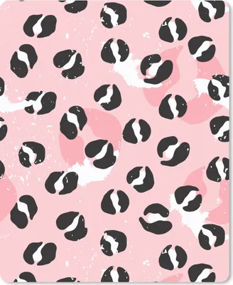 Produktbild von MuchoWow® Mauspad Mousepad Pantherdruck - Deren - Design - Rosa 30x40 cm - Mousepads - Maus Mat - Pad - Mausunterlage - Mausmatten