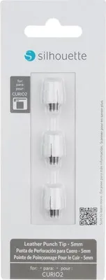 Produktbild von SILHOUETTE - Ersatzspitzen für Leder Stanzwerkzeug von CURIO 2 - 5mm