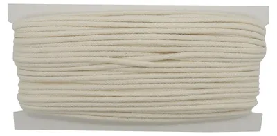 25m Docht, Lampendocht, Baumwolldocht, Runddocht 2,8mm f. Petroleum-, Öllampen