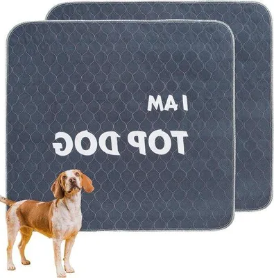 Produktbild von Famanu Trainingspads waschbar und wiederverwendbar - 90 x 80 cm - 2 Stück wasserfeste Hundepads