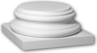 Produktbild von Profhome 413302 Vollsäulen Sockel Fassadenstuck Säule Fassadenelement