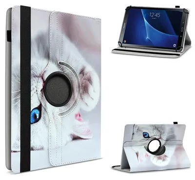 Produktbild von Tablet Hülle für Samsung Galaxy Tab A6 10.1 Tasche Schutzhülle Case Schutz CoverMotiv:Motiv 2