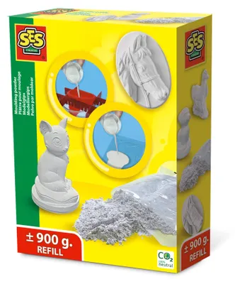Zdjęcie produktu dla SES Creative Moulding powder, Zestaw do odlewania / malowania dla dzieci, 5 lat(a), Biały