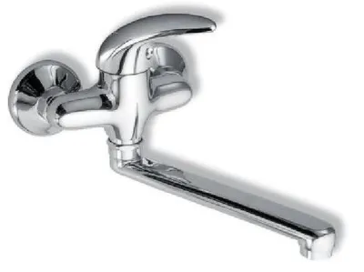Productafbeelding van Wandbadmengkraan met hendel, Novaservis Metalia 55, chroom, artikelnummer 55077.0