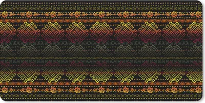 Produktbild von MuchoWow® Mauspad Mousepad Afrika - Muster - Abstrakt 60x30 cm - Mousepads - Maus Mat - Pad - Mausunterlage - Nachhaltig