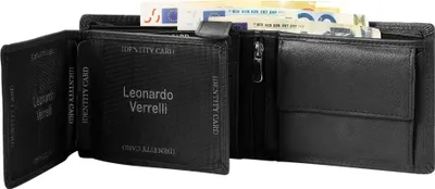 Produktbild von Leonardo Verrelli Herren Geldbörse aus Echtleder mit RFID-Schutz
