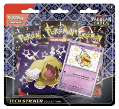 Obrázek produktu pro Pokémon Paldean Fates: Nálepka: Greavard Tech Collection