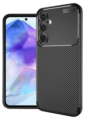Obrázok produktu pre Techsuit CarbonFiber kryt na Samsung Galaxy A55 5G – čierny