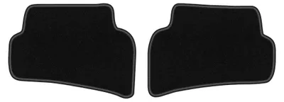 Produktbild von Velours-Fußmatten Hinten für Mazda Xedos 6 1992-1999 (Limousine) – 2-tlg, Schwarz, passgenau – Wielganizator LUX