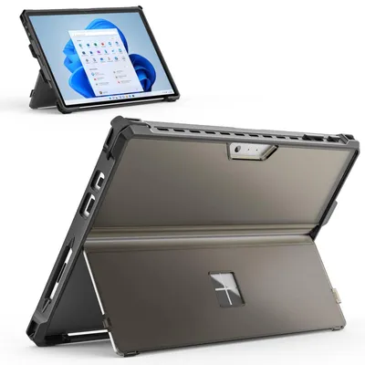Produktbild von MoKo Hülle für 12,3" Microsoft Surface Pro 7+/Pro7/6/5/4/LTE, Schwarz