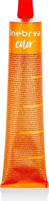 A tube of hair dye on a white background.