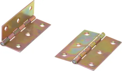 Produktbild von Aqbau® Gerollte Scharniere Halbbreite 80mm x 60mm Möbelscharniere Verzinkt 10 Stück