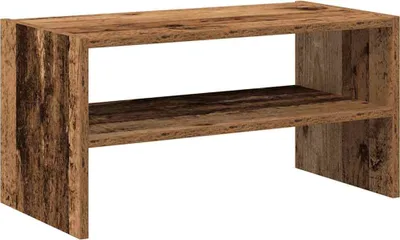 Produktbild von vidaXL Schuhregal Stapelbar Altholz-Optik 60x30x30,5 cm