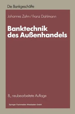 Obrázok produktu pre Banktechnik des Außenhandels