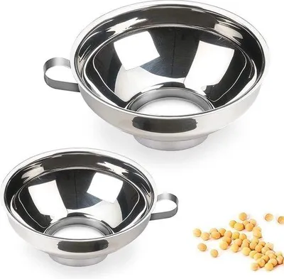 Immagine prodotto di Set di 2 piatti in acciaio – Larghi ed ergonomici, ideali per la cucina e la conservazione