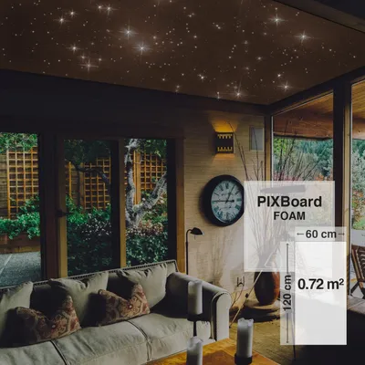 Produktbild von Bausatz Pixlum FOAM LED Sternenhimmel (60 cm x 120 cm) mit 30  PixLEDs - Kaltweiß