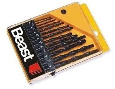 Productafbeelding van Boorset met 13 stuks, van 2 tot 8 mm, voor metaal/HCS