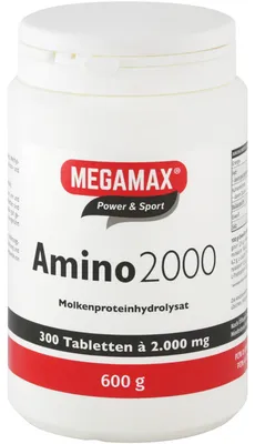 Produktbild von MEGAMAX Power & Sport Amino 2000 Tabletten, 300 St. Tabletten