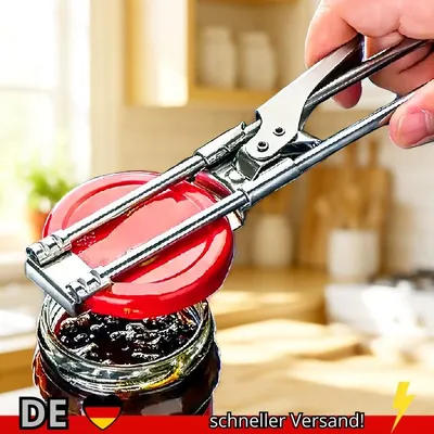 Produktbild von Dosenöffner Edelstahl Rutschfest Verstellbar Flaschenöffner