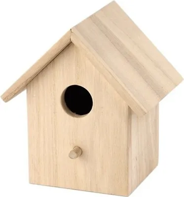 Produktbild von Hobby Group Vogelhaus aus Holz 14x11x15 cm