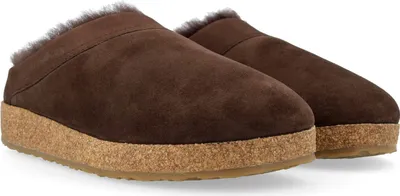 Produktbild von Haflinger Damen Lammfell Hausschuh braun EUR 41