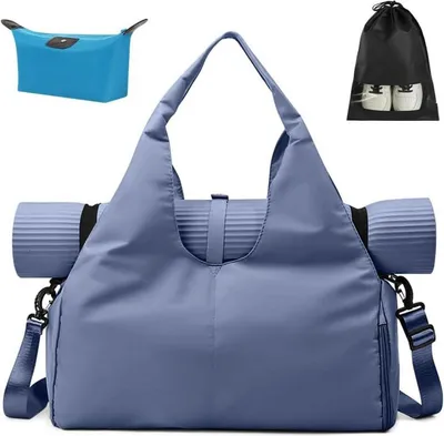 Produktbild von Aucuu Sporttasche mit Schuhfach, Nassfach & Yogamattenhalter