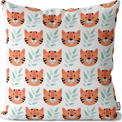 Produktbild von VOID Dschungel Tiger Cartoon Kinder Kissenbezug Kissenhülle sofa couch wohnzimmer dekoration wasserfest Outdoor Kissen bezug deko