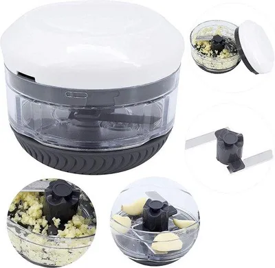 Obrázek produktu pro Univerzální sekáček, ruční mixér, drtič česneku, drtič masa, mixér na ovoce a zeleninu, mixér na bylinky, mixér na cibuli