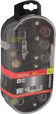 Produktbild von CARPOINT Glühlampen Sortiment Set 12V H1 P21/5W P21W PY21W R5W R10W W5W C5W C10W