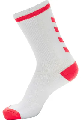 Image de Hummel Elite Indoor Sport Sock Low Chaussettes de sport blanc/rose 204043-9232, Pointure:27-30 EU