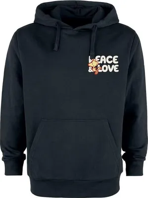 Produktbild von Peanuts Kapuzenpullover Herren Snoopy Love schwarz XL