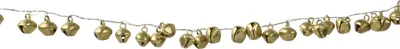 Produktbild von Girlande mit Glöckchen 1,20m Metall Gold