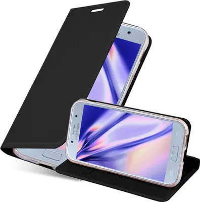 Obrázek produktu pro Pouzdro na mobilní telefon Cadorabo pro Samsung Galaxy A3 2017 Protective Case in Black Cover Case Booklet