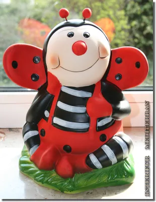 Produktbild von MARIENKÄFER GROßE Figur Tierfigur - ca.30 CM aus Keramik