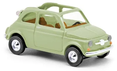 Immagine prodotto di Busch 48781 - 1/87 - Fiat 500 Cabrio verde - Nuova