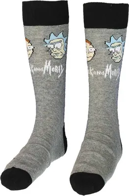 Produktbild von Rick und Morty Socken -39/42- Logo und Gesichter