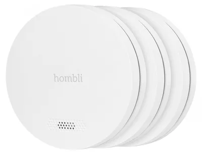 Produktbild von Hombli HBPP-0116, Optischer Melder, Kabellos, Weiß, Akku, 3 V, Alkali