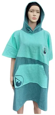 Imagen del producto de Poncho de viaje de algodón con función de embalaje