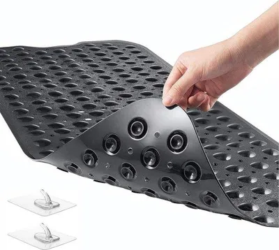 Immagine prodotto di Tappetino antiscivolo, 100 x 40 cm, antiscivolo, lavabile in lavatrice, nero