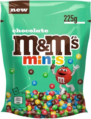 Zdjęcie produktu dla m&m's 465879 m&m's Mini Chocolate Schokobonbons 225,0 g