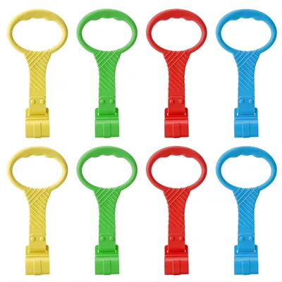 Obrázok produktu pre Krúžky na postieľku 8 kusov, farebné, ABS plast, pre tréning rovnováhy