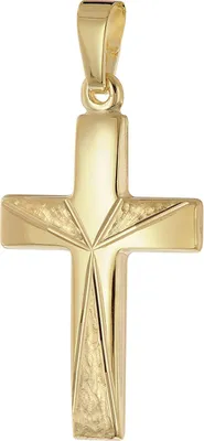trendor 21157 Kreuz-Anhänger Gold 333 (8 Karat) 21 mm 1