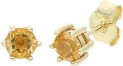 Produktbild von Ohrstecker Gold 333 Citrin JL39-06-0424 JuwelmaLux