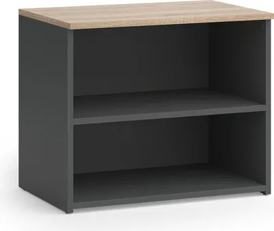 Image de Meuble TV Vicco Wido Anthracite/Sonoma 60x50cm avec 2 compartiments, Model 56260